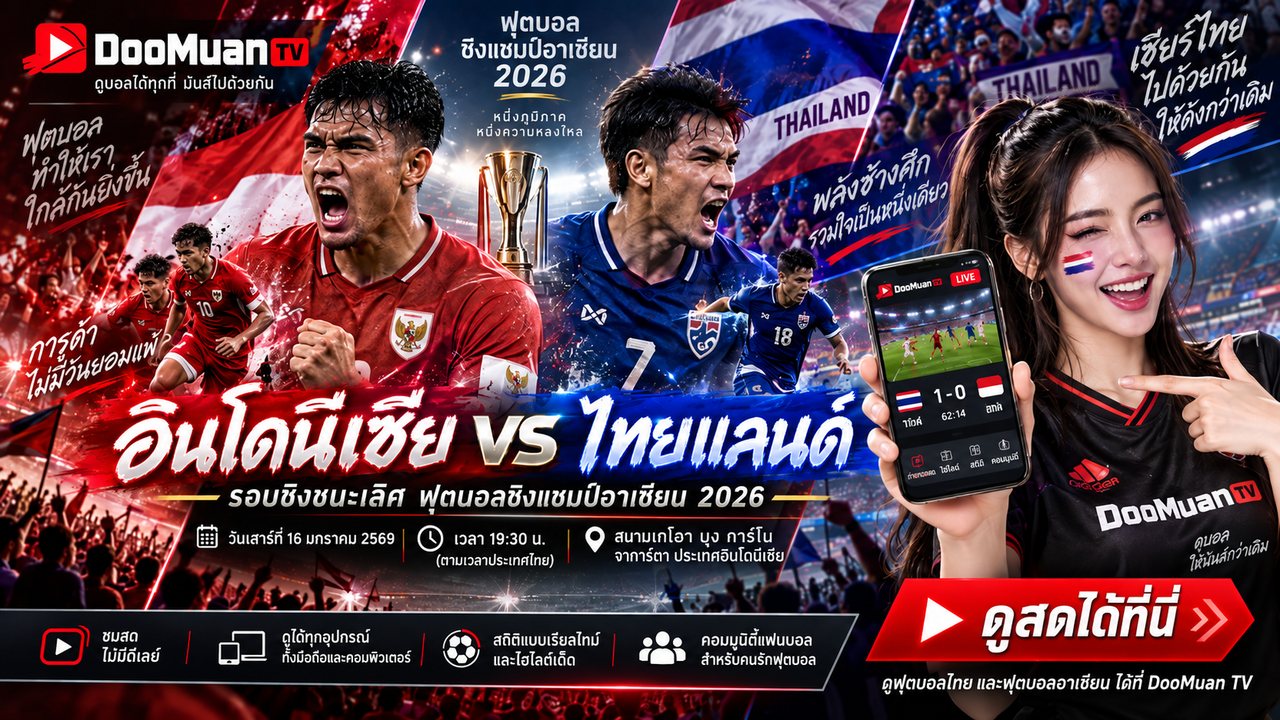 ดูบอลสด โปรแกรมบอลวันนี้